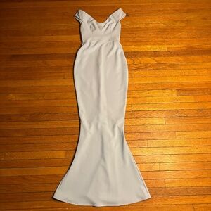 Nookie x REVOLVE Allure Gown in Dusty Blue